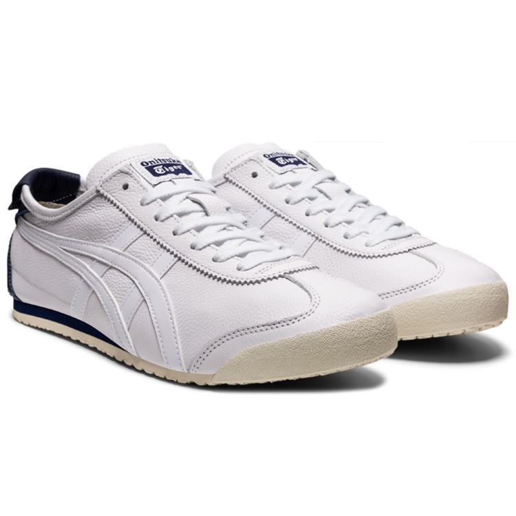 Onitsuka Tiger Mexico 66 Synthetic Leather Casual Sports Shoes Unisex Sneakers White 1183B781-101