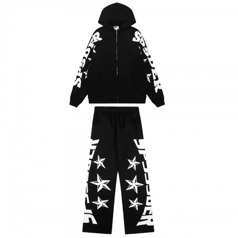 2026 Set Tuta con Felpa Senza Cappuccio in Cotone Leggero e Pantaloni Jogger Uomo Donna Streetwear Casual
