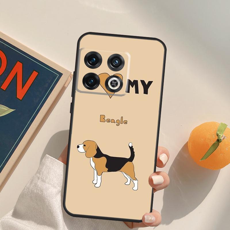 I Love My Beagle Dogs Case For OnePlus 12R 13R 13T 10R 15 13 12 11 10T 8T Nord CE 4 3 2 Lite N20 N30 Nord 5 Cover