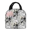 Cute Audrey Hepburn Insulated Lunch Bag for Women Office Cooler Thermal Food Box Tote Portable Lunch Boxes Container