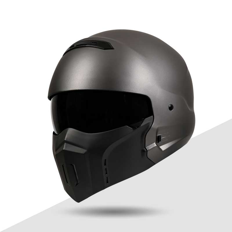 DOT Approved Motorcycle Scorpion Full Face Helmets With Black Lens Men Removable Guard Modular Helmets Plus Size 3XL 4XL