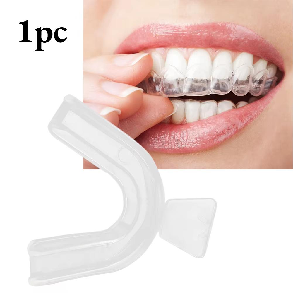 1/4/8pcs Anti Snoring Bruxism Sleeping Mouth Guard Tray Stop Teeth Grinding Sleep Aid Night Guard Gum Shield Mouth Health Care