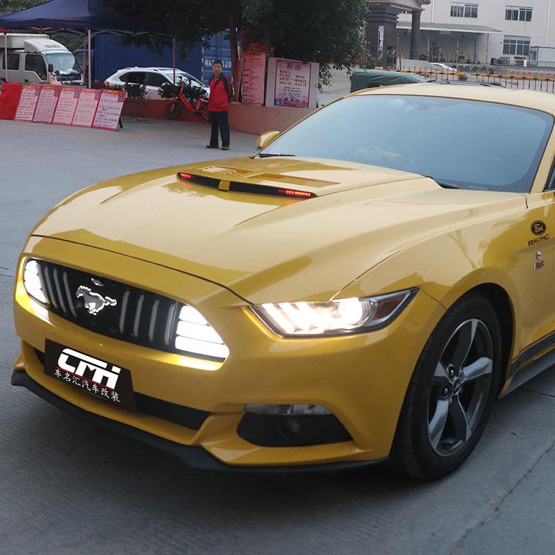 15-17 Ford Mustang Remote-Control Armor Grille with Lights