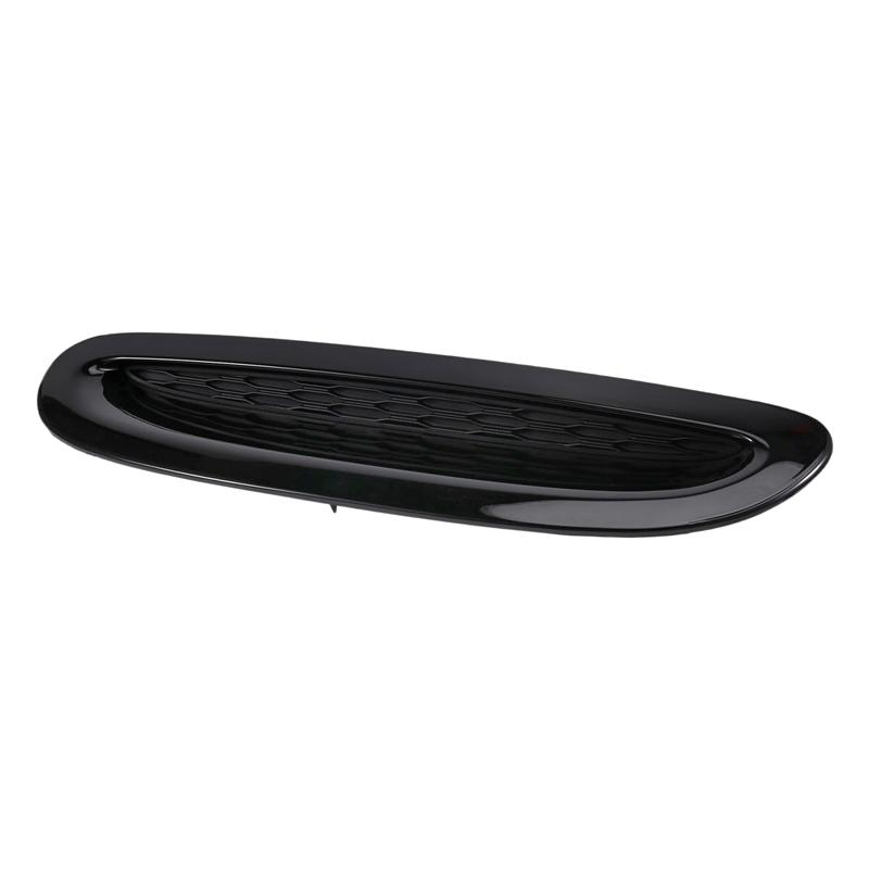 Bright Black Hood Vent Scoop Front Hood Air Inlet Trim Plate 51137328312 For Mini Cooper F54 F55 F56 F57 14-23 Bonnets