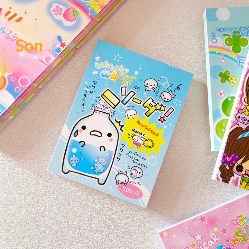 

70 Аркушів Милі Ретро Дівчина в Японському Стилі Кролик Без Клею Скрапбукінг Папір для Нотаток Папір для Повідомлень Блокнот для Щоденника Шкільне Приладдя A4