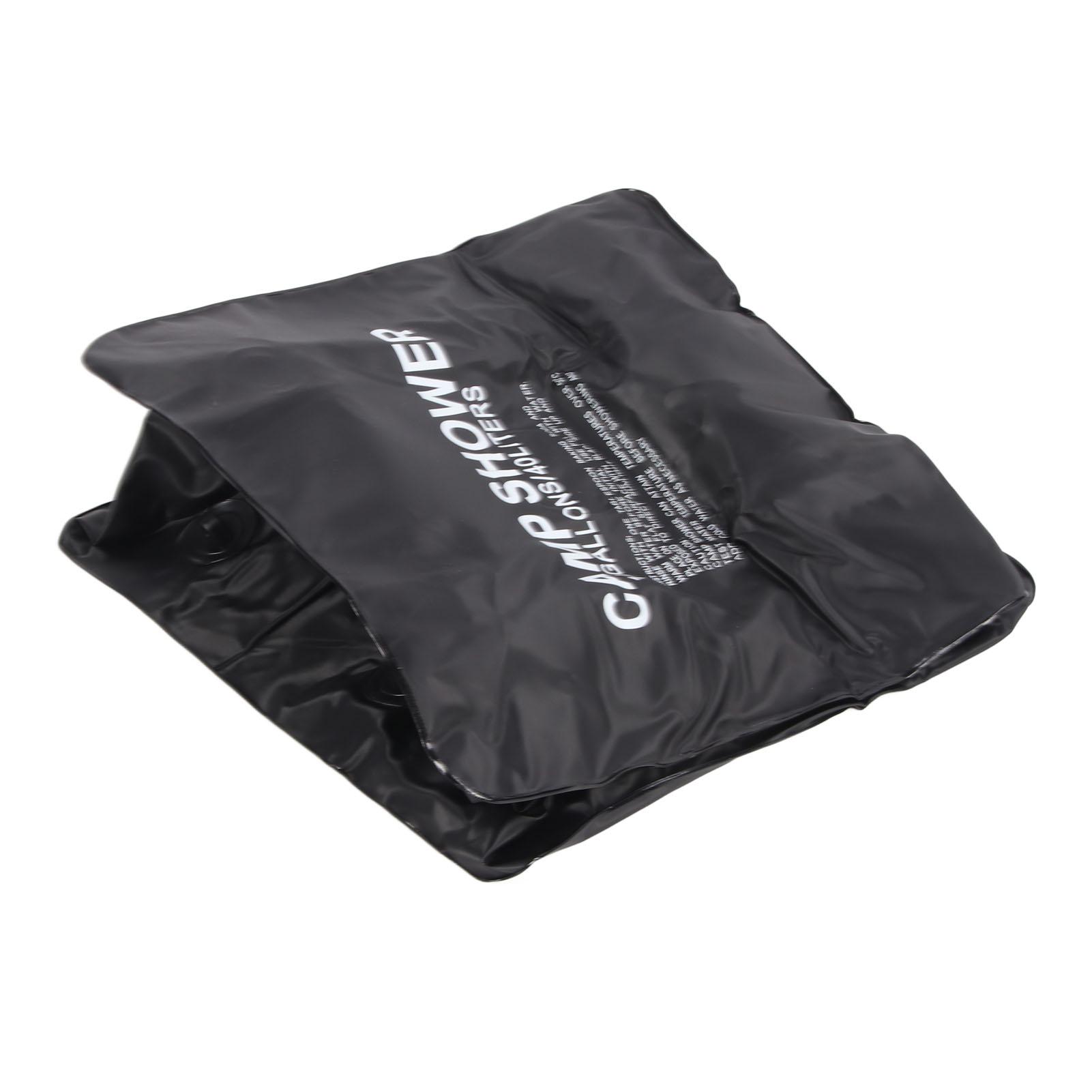 

Solar Shower Bag 40L PVC Thickened Portable Camping Shower Bag with Removable Hose for Outdoor Hiking Beach Swimming