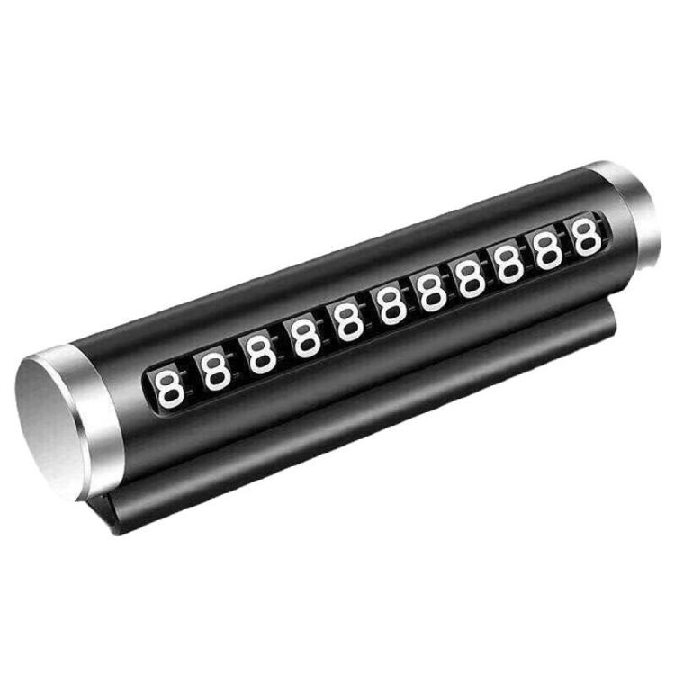 Not Slip Roller Face Temporary Parking Sign Aluminum Car Phone Plate Fade Resistant Car Parking Number Plate Roller
