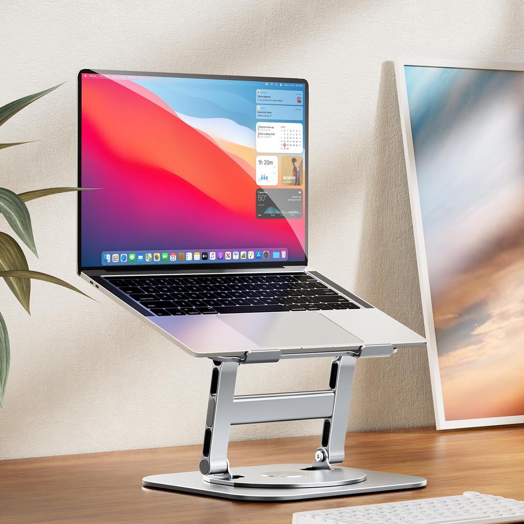 Reinforced Laptop PC Tablet Stepless Heat Improves Made of Aluminum Compatible with Inches or Smaller For Fixed Locations Stand, Stand, Stand,