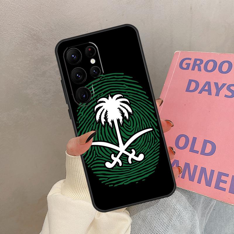 Saudi Arabia Flag Case For Samsung Galaxy S24 FE S21 FE S20 S22 S23 S25 Ultra S9 S10 Plus S25 FE Cover Coque