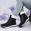 Fashion New Thick-Soled Snow Boots For Men Women Couples Outdoor Casual Shoes Plus Velvet Thickened Snow Boots For Elderly Cotton Boots