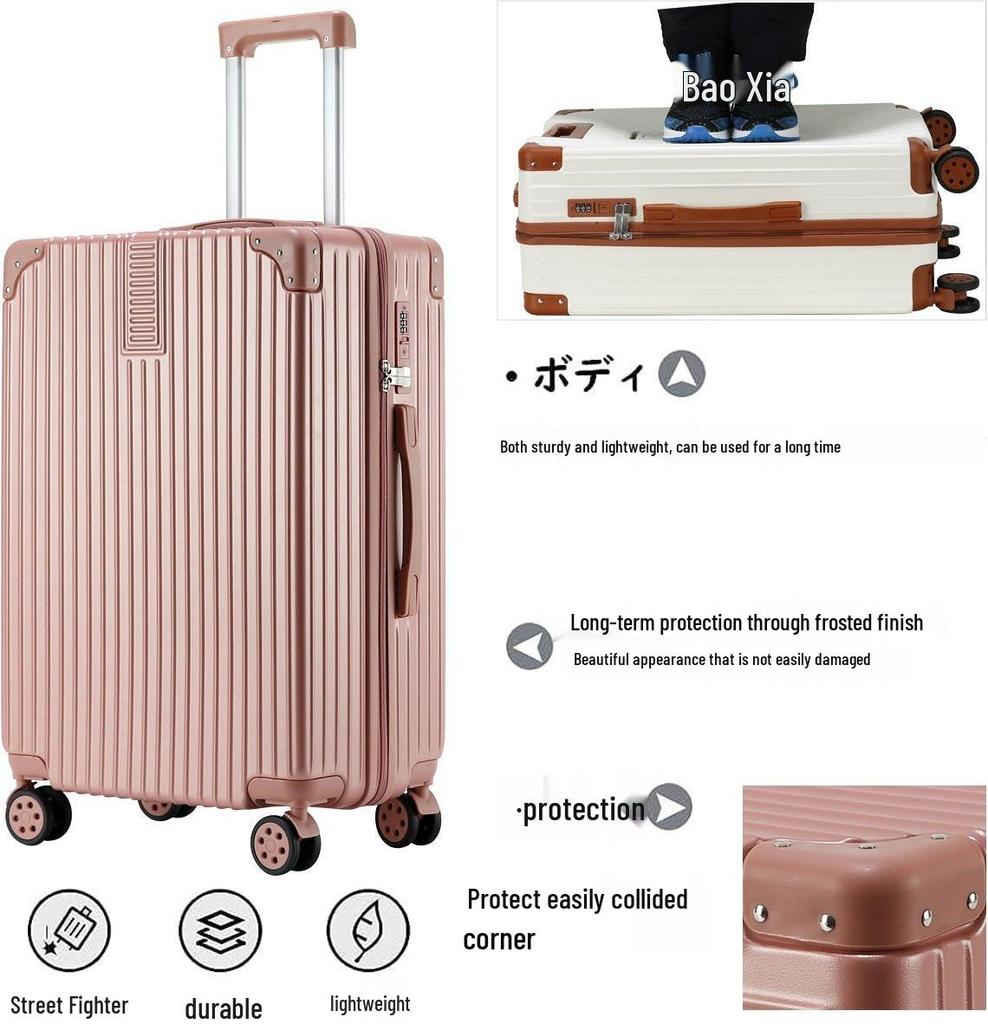 Fashionable 20-Inch Multifunctional Cabin Trolley Case for Men and Women - Parent-Child Travel Suitcase