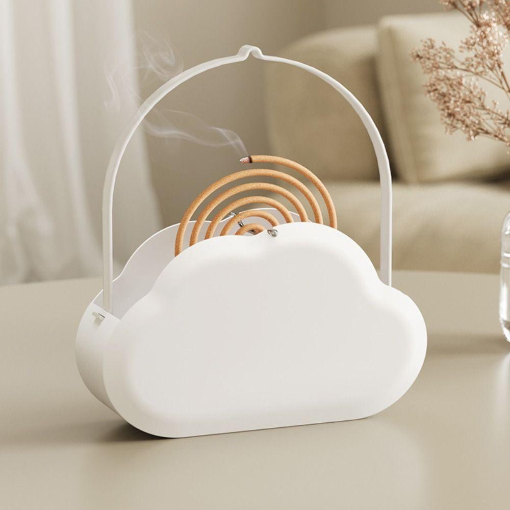 Cloud-Shaped Mosquito Coil Holder Wall Mounted Gnat Coil Rack Modern Coil Incense Burner  Patio