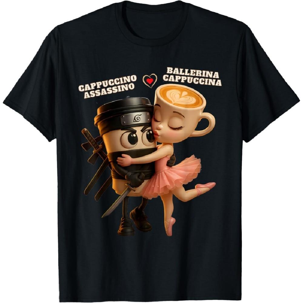 

Ballerina Cappuccina Cappuccino Assassino Italian Brainrot T-Shirt S