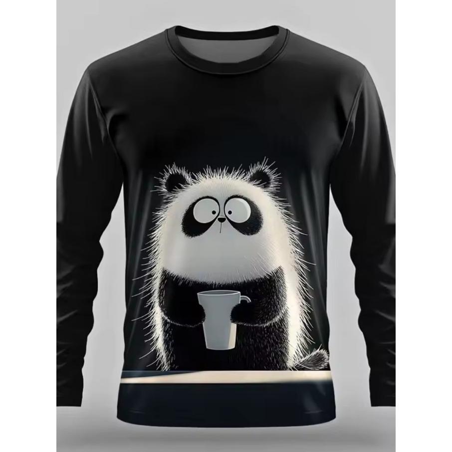 

Женские модные полиэстеровые удобные футболки спортивные кошки 3D принт свободный круглый вырез длинный рукав футболка топ M