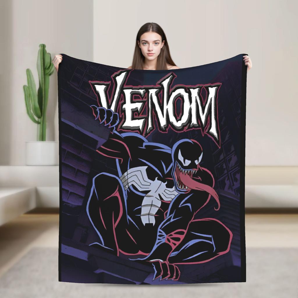 Venom Blanket Plush Awesome Soft Throw Blanket for Coverlet Decoration
