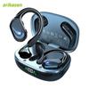 Căști Bluetooth 5.3 Wireless Sport cu Microfon Noise Cancelling 75H Stereo HiFi Over Ear Bud Afișaj LED USB-C IPX6