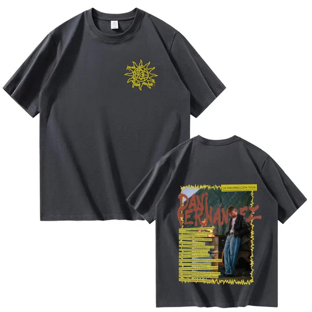 Rapper Dani Fernandez Retro New Graphics Print 2026 T Shirts Unisex Women Y2K T Shirt Cozy Short Sleeve Tshirt Streetwear Hip Hop