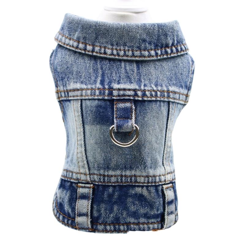 

Small Dog Spring Vest with Traction Hook Fabric Vest Harness Clothes Fashion Outfit for Dogs Fashion Chest Vest M