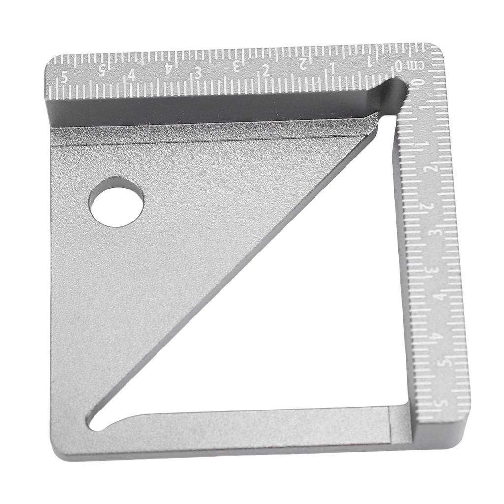 Woodworking Measurement Ruler Aluminum Alloy Height Width Diameter Measurements Linear Angle Marking Multifunctional