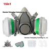 6200 Model Multi-purpose Gas Mask for Painting, Pesticides, Decoration, Grinding, Chemical Handling, Firefighting, and Mining Dust Protection.
