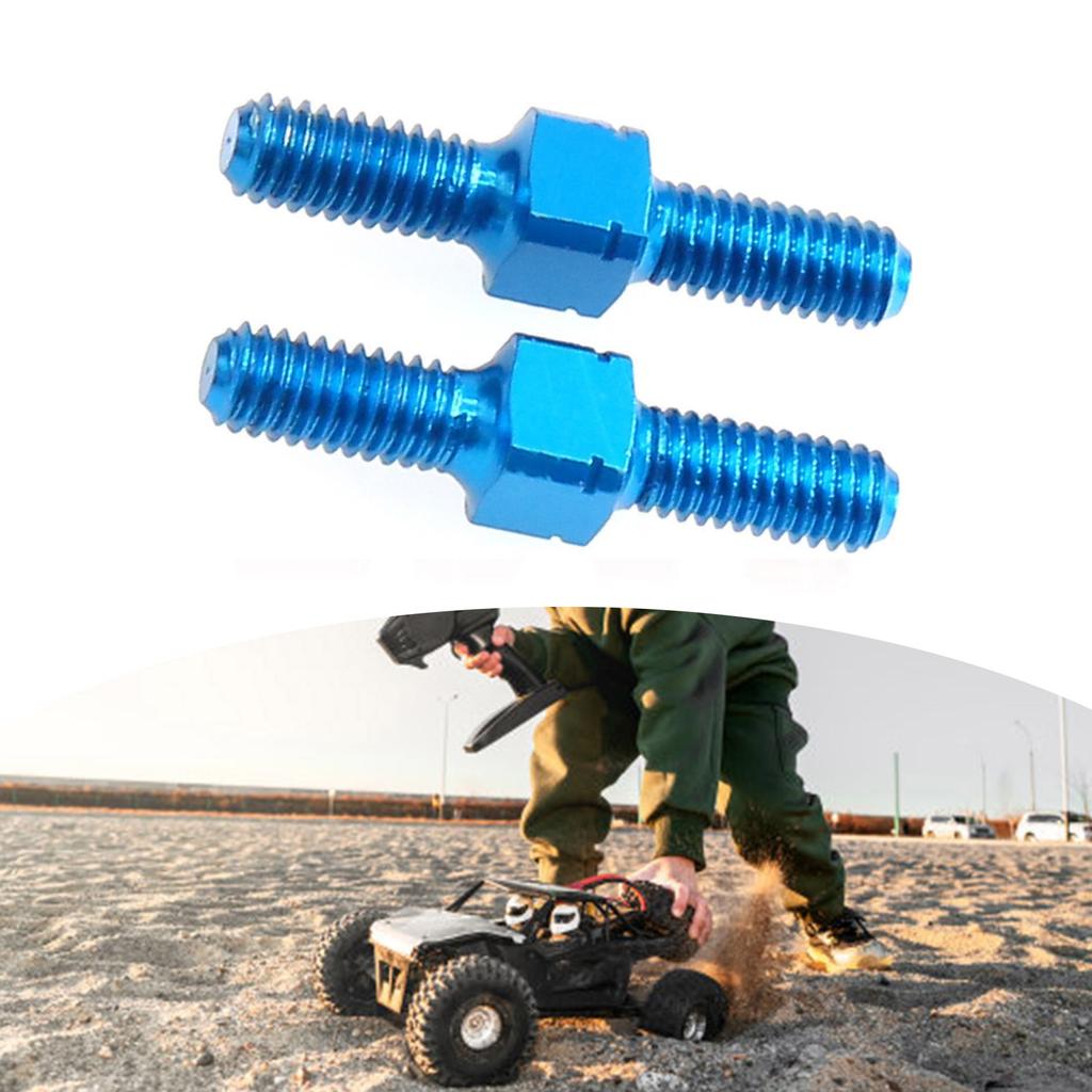 2 Pieces Lightweight 3x18mm Aluminum Turnbuckles Ideal For DIY Remote Control Car Modifications