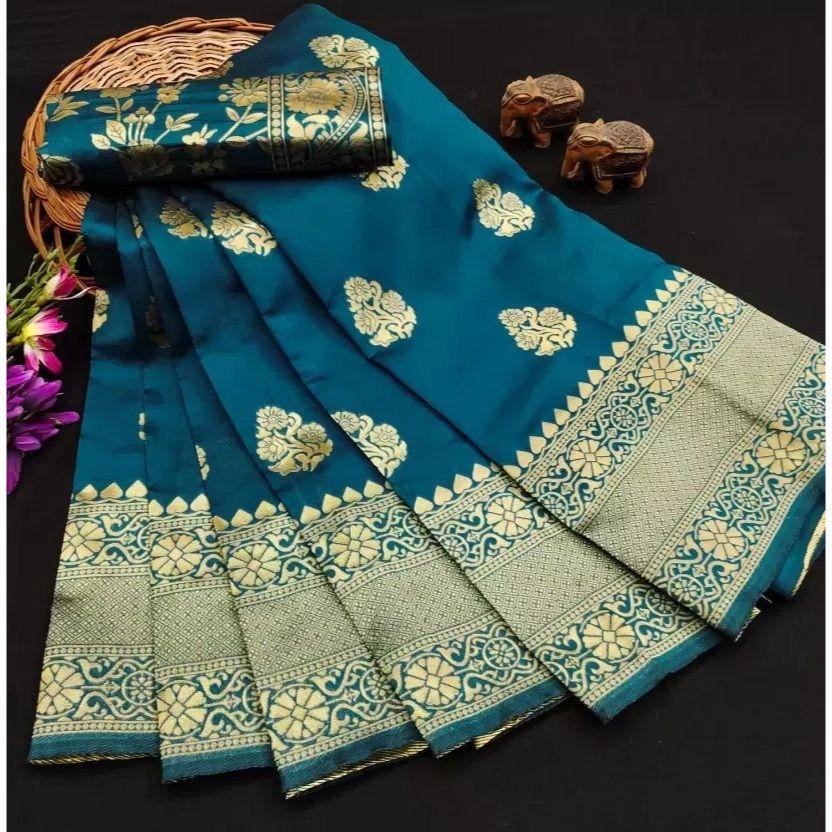 Grand Festive Edit – Soft Silk Saree | Rich Jacquard Royal Drape