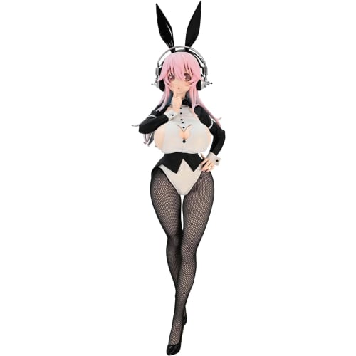 Super Sonico Figure BiCute Bunnies Figure Super Sonico Newly Drawn Costume Swallowtail Ver. & Waitress Ver. [2-Set] Official Merchandise