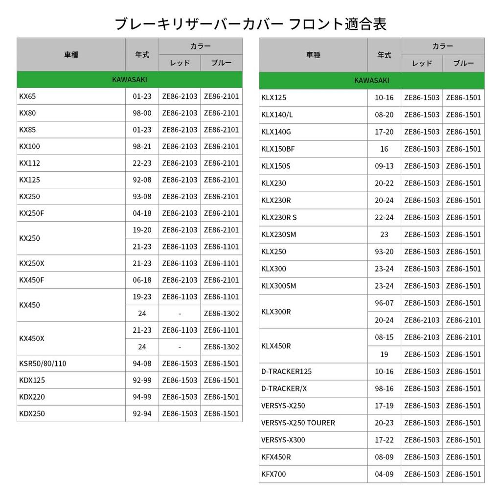 ZETA RACING Front CT125 (JA55/JA65), Monkey 125, CRF, KX Rear