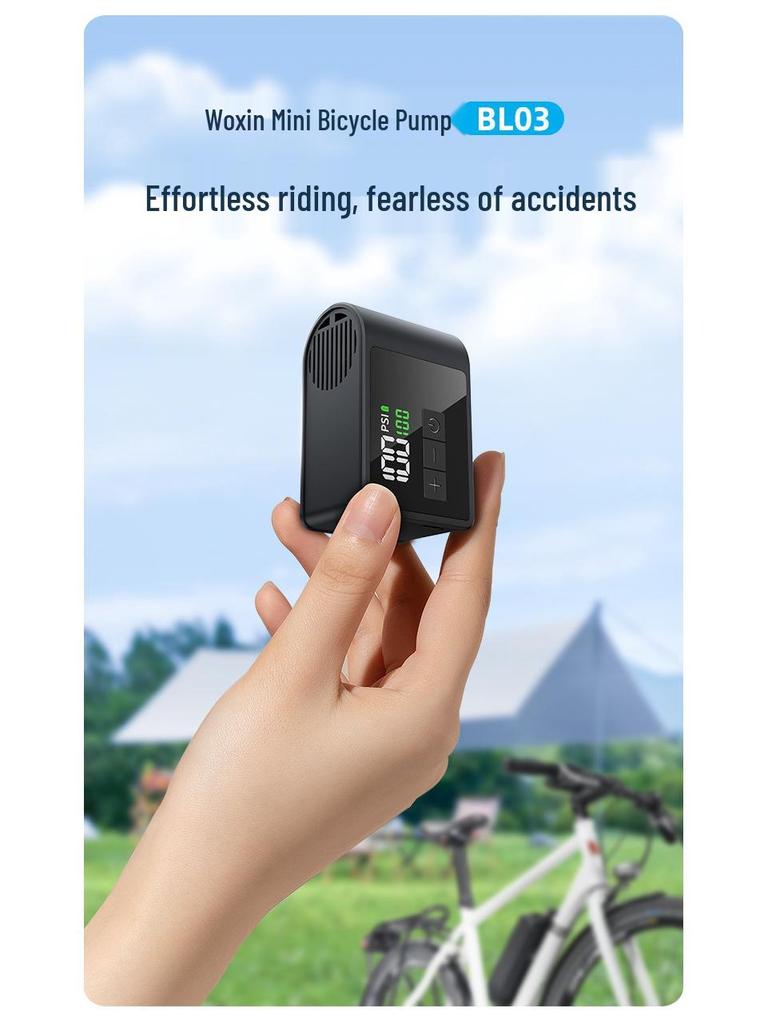 Dağ ve Yol Bisikletleri İçin Woxin Ultra Mini Akıllı Elektrikli Hava Pompası
