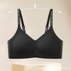 Soft Support Underwear Women Gather To Show Big and Seamless Summer Thin Breathable Collection Sub-breast Breathable Fixed Cup Bra