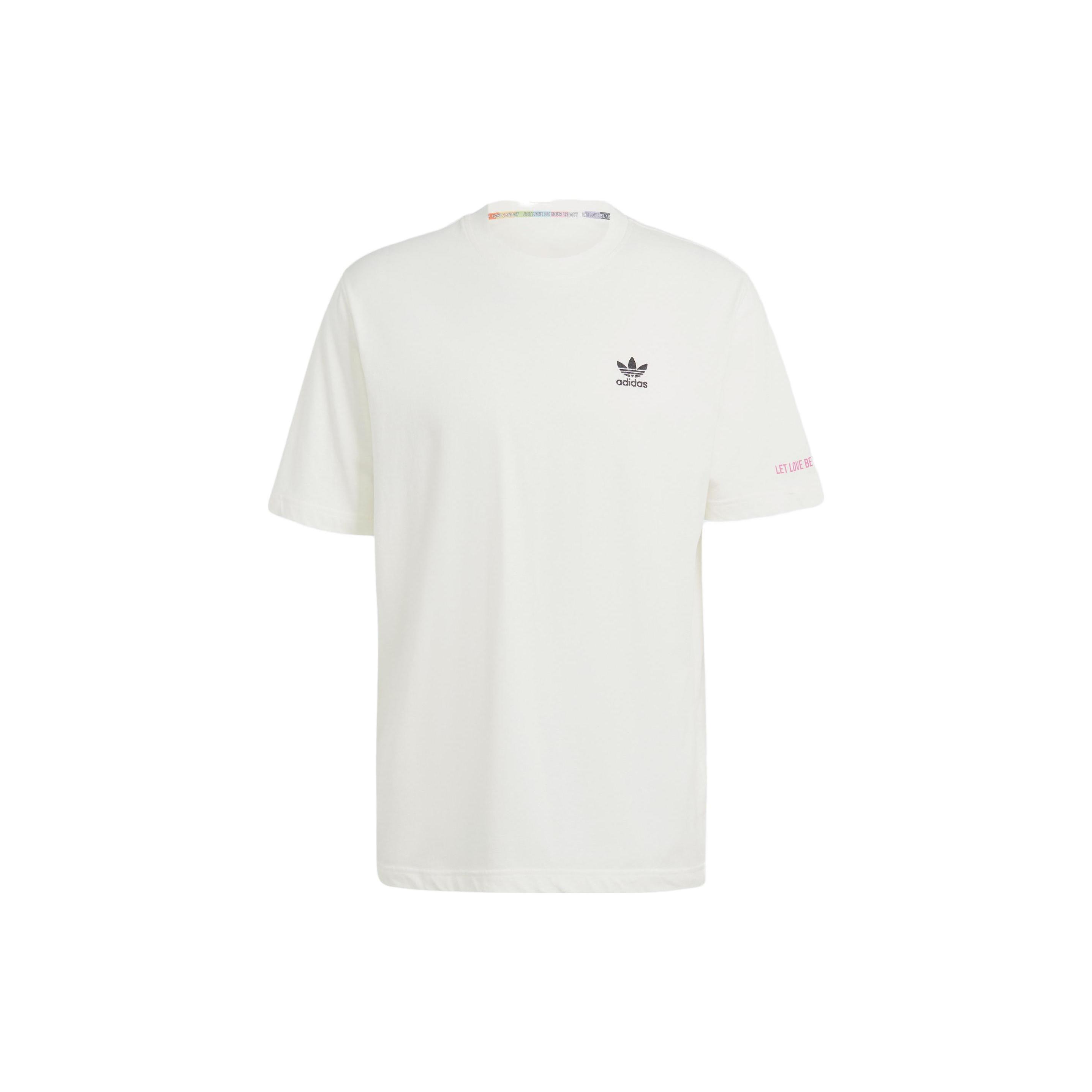 Мужская футболка Adidas Originals x PRIDE RM GRAPHIC Цвет: Нефритово-белый IU0055 XS