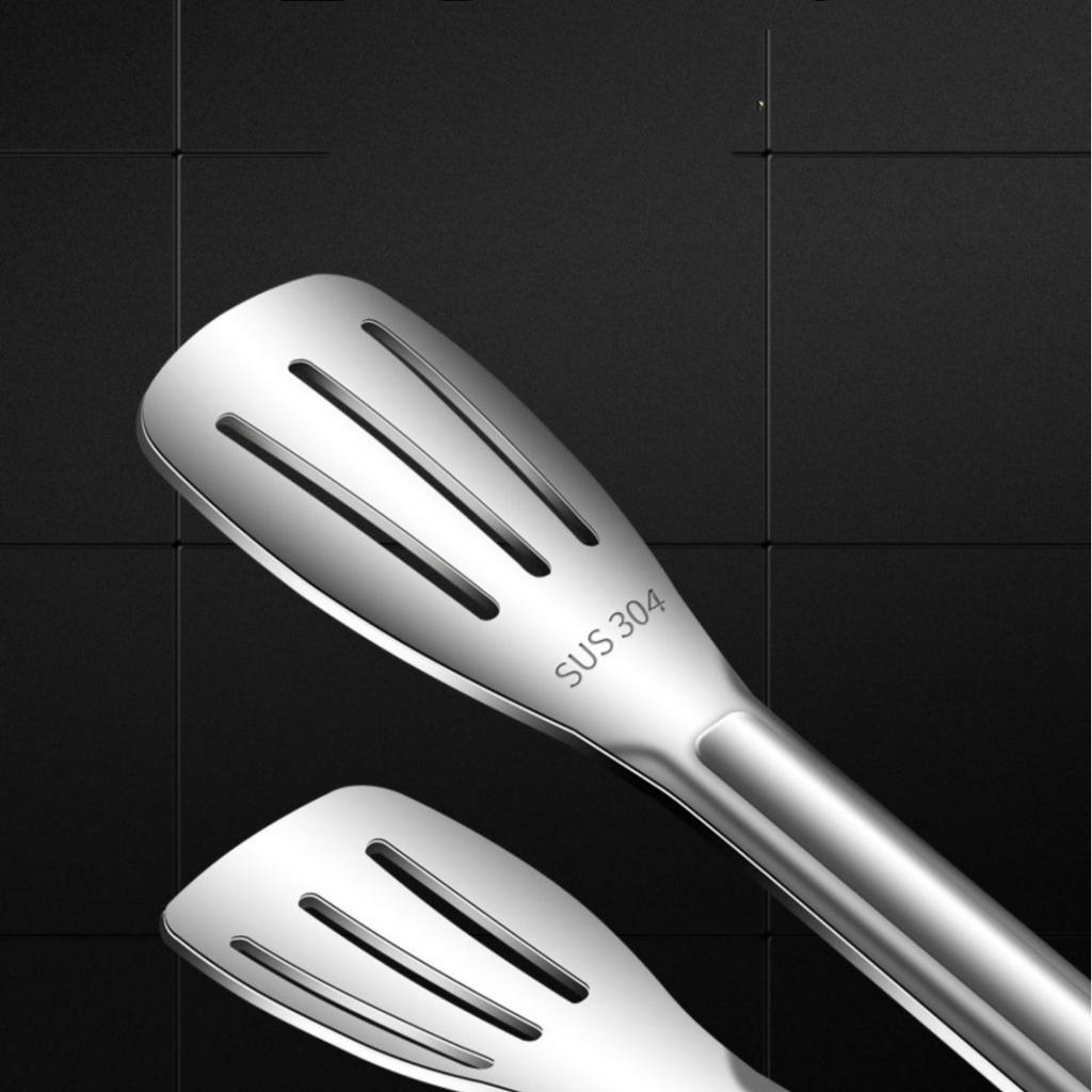 Food Grade Stainless Steel Kitchen Tongs for Cooking,BBQ,Heavy Duty Locking Metal Food Tongs Non-Slip Grip