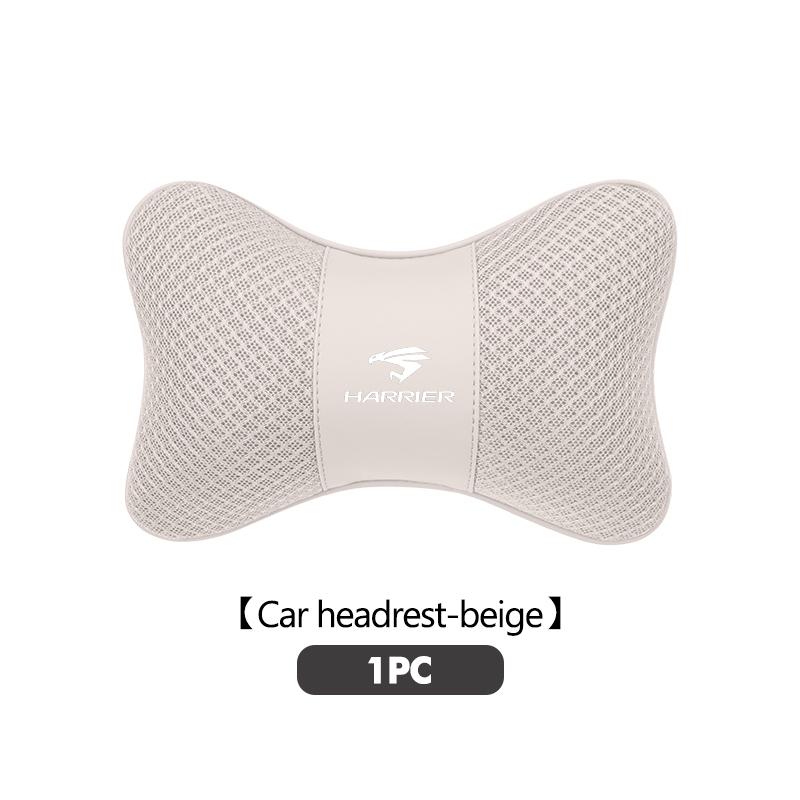 AACT1 Car Headrest Lumbar Support Kit Seat Cushion Neck Pillow Interior For Toyota Harrier 30 60 80 XU30 XU60 XU80 2022 2023