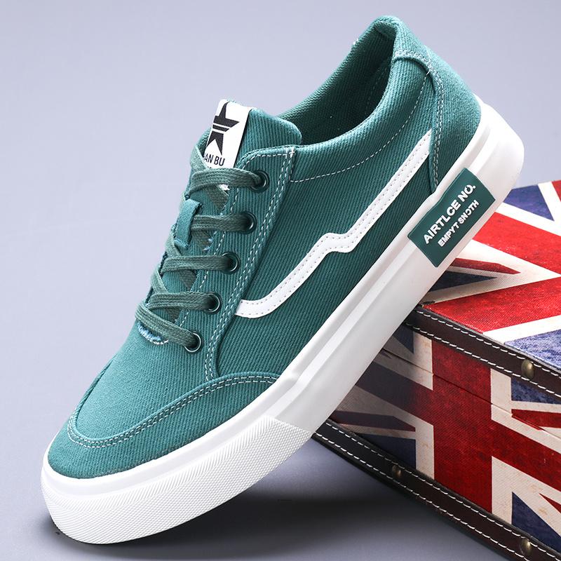 Fashion Classic Low Top Red Canvas Shoes For Men Casual Platform Skateboard Shoes Men Teenage Canvas Sneakers Men Vulcanized Sport Shoes