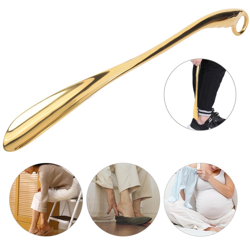 Shoe Horn Aluminum Alloy     Wavy Handle Shoes Convenient Wearing 52cm