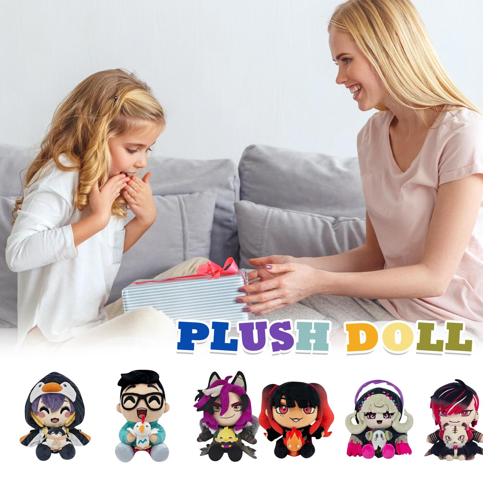 

Плюшевая кукла, игрушка в подарок, мультяшный стиль, детская тряпичная кукла, детская подарочная подушка One Size