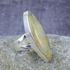 Golden Rutile Gemstone Handmade 925 Sterling Silver Ring Jewelry Gift For Mother