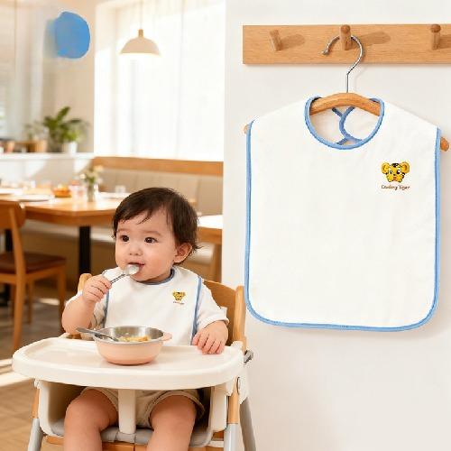 

Cute Cartoon Embroidery Baby Boys Girls Feeding Bibs Waterproof Neck Towel for Teeth Brushing Face Washing Drool for Infant Baby One Size