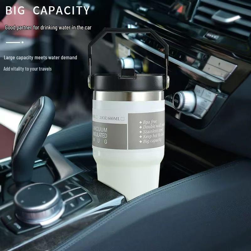 30oz Portable Insulated Stainless Steel Car Cup for Cold Storage