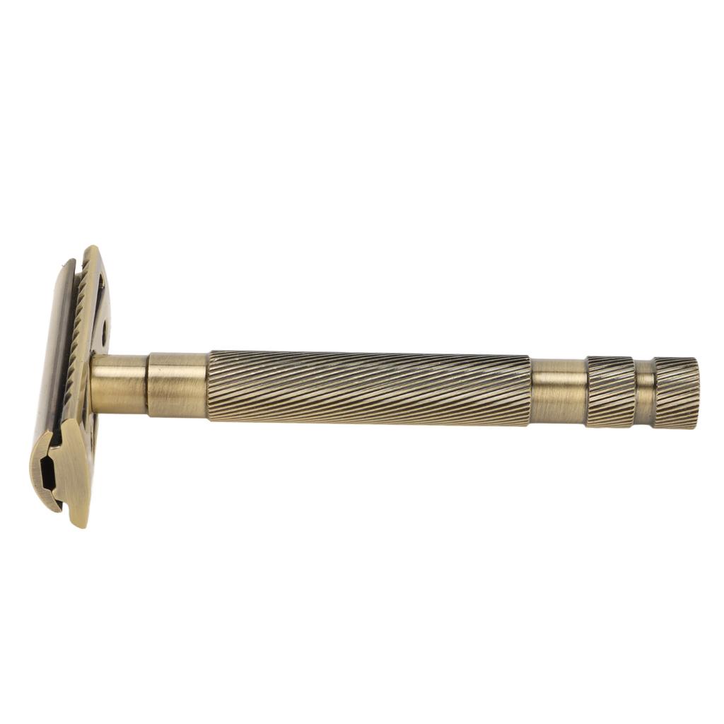 Double Edge Safety Trimmer Alloy Reusable Slip Resistant Manual Men Safety Trimmer for Male