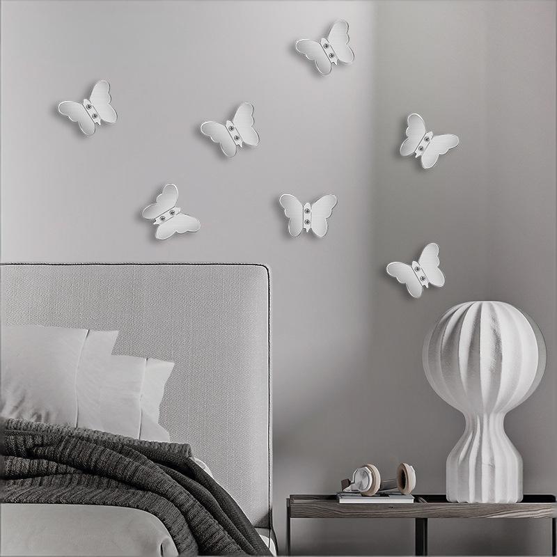 1Pc Creativity Butterflies Hook Aluminum Alloy Able Wall Hook Key Storage Hanger Kitchen Bathroom Organizer For