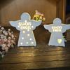 2 Pieces Set LED Heart Angelic Night Light Sturdy Silicone Mold Set Craft Supplies for Craft and Home Decoration
