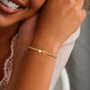 European and American Jewelry, New 11-letter Heart-shaped Design Light Luxury Women's Bracelet Geometric High-end Jewelry