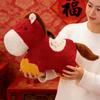 Horse throw pillow plush toy Year of the horse mascot pony doll New Year's sofa pillow gift doll