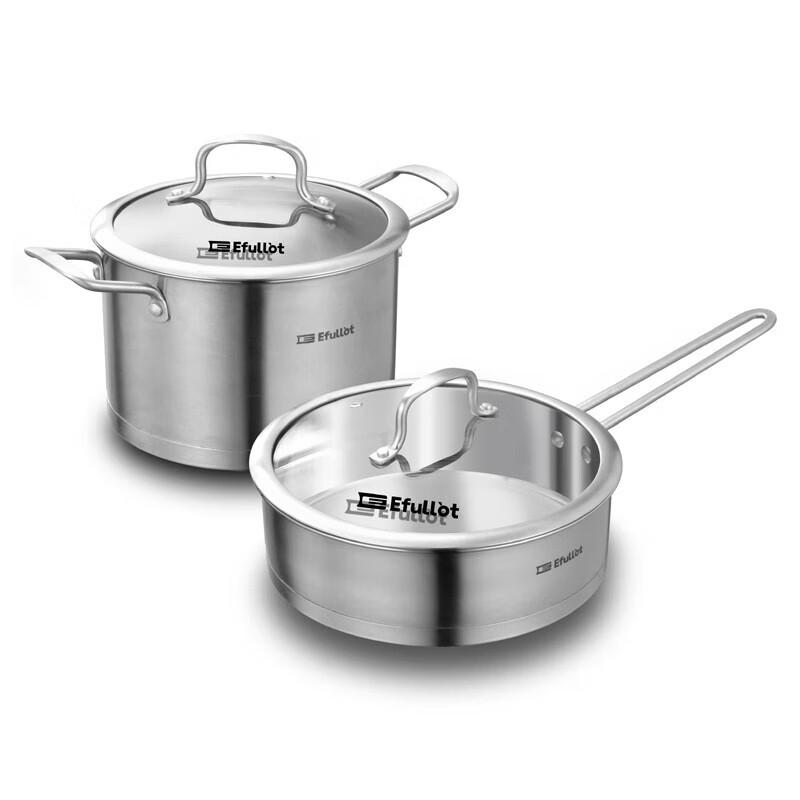 EFULLOT Star Diamond Stainless Steel Cookware Set
