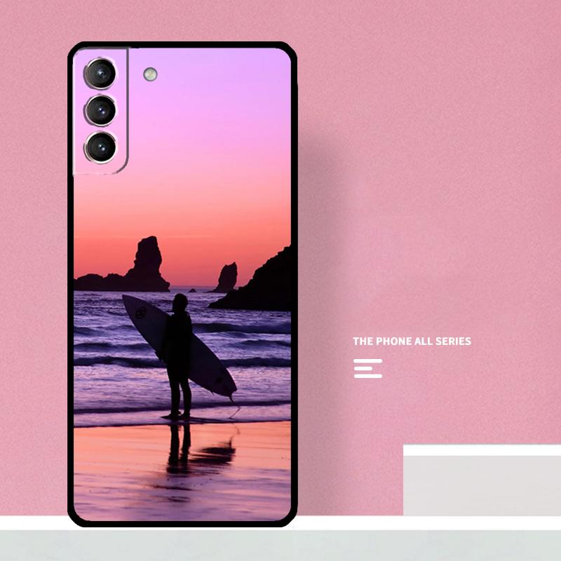 Surf Surfing Phone Case For Samsung Galaxy S26 S23 Ultra S20 S21 S22 S24 S25 Plus S10 S25 FE Cover Coque