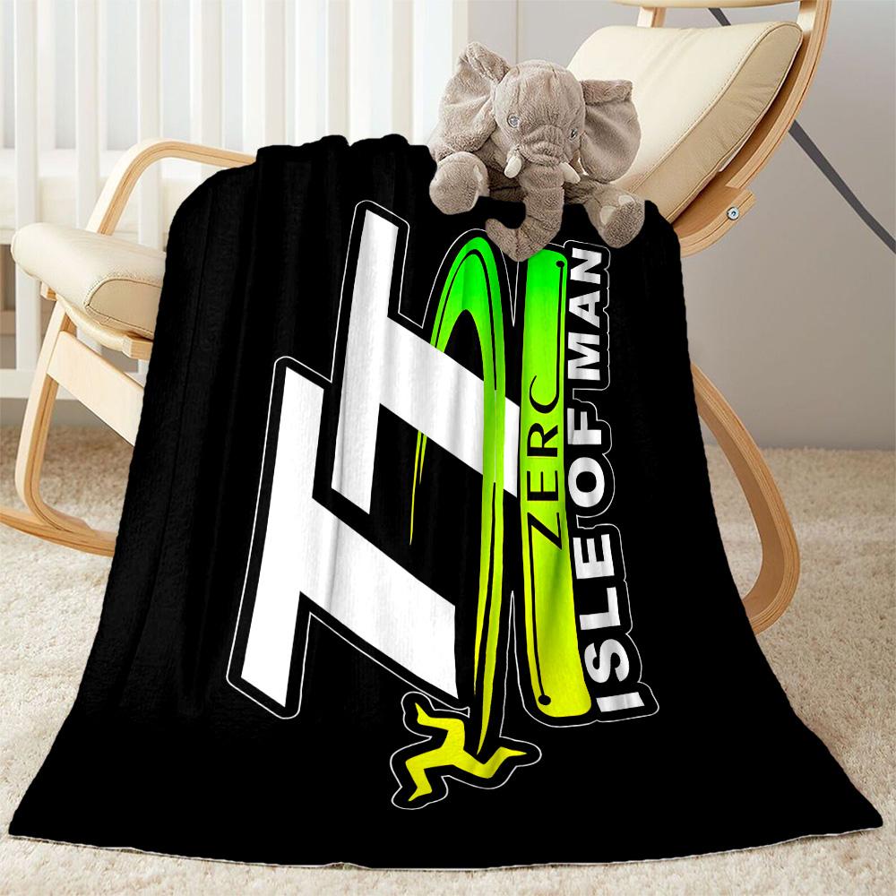 Isle Of Man Tt Race Flannel Blanket-Soft and Suitable for Sofas,Beds,Offices,Travel,All Seasons,Great Gift for Holidays and Birthdays.