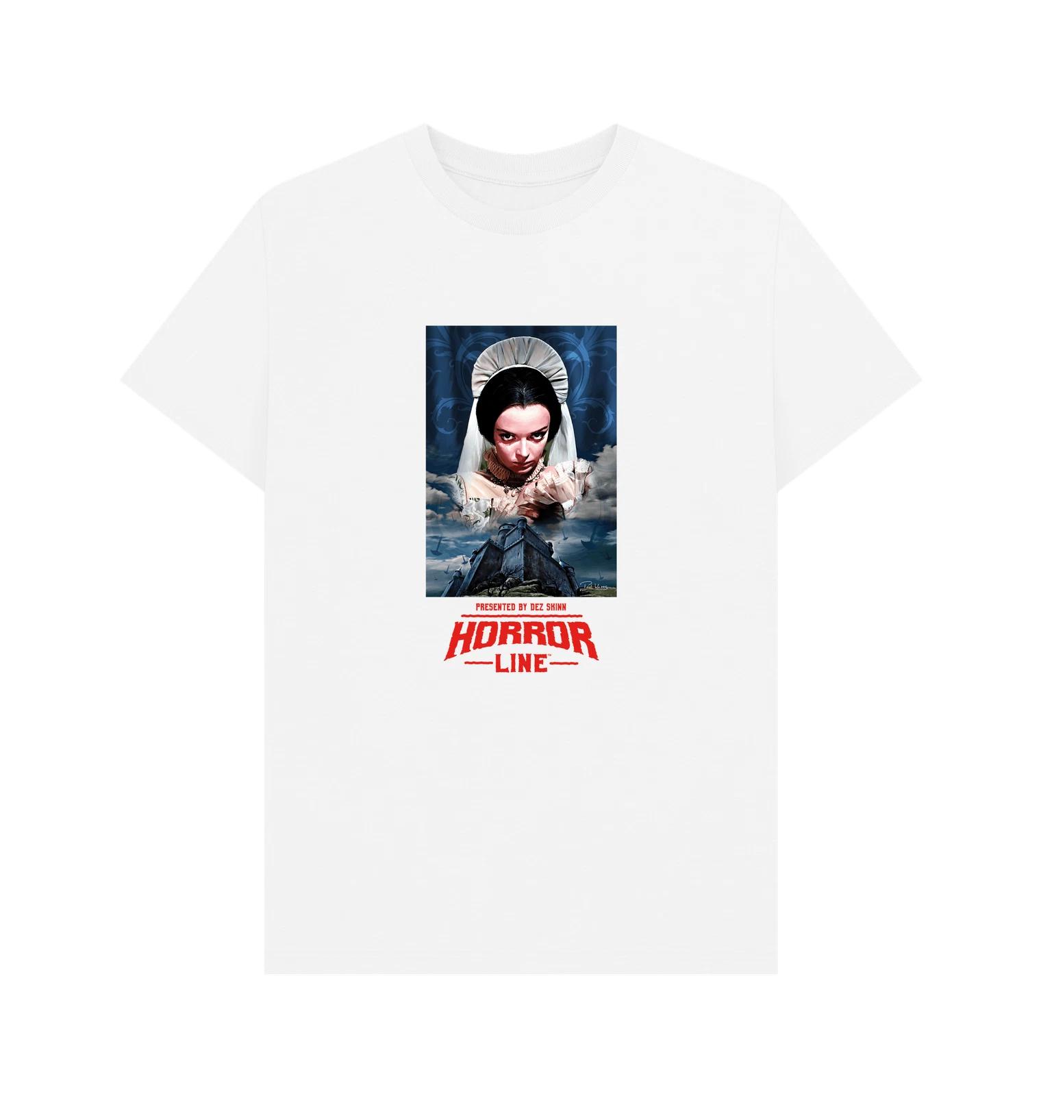 PREMIUM OFFICIAL Horrorline Horrorline Watts Bride Graphic White T-Shirt 2XL