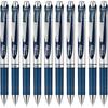 Pentel Ballpoint Pen Gel Ink Gel Knock Type 0.5mm Silver Shaft BLN75Z-CA Blue Black 10