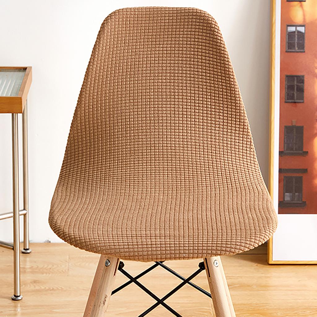 Waterproof Short Back Chair Cover Scandinavian Adjustable Dining Room Seat Protector for Bar Party